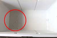 テスト終了わずかな水滴が残っただけ